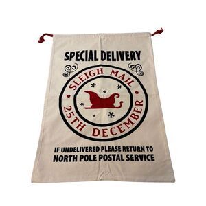NWOT large canvas Christmas Santa sack
